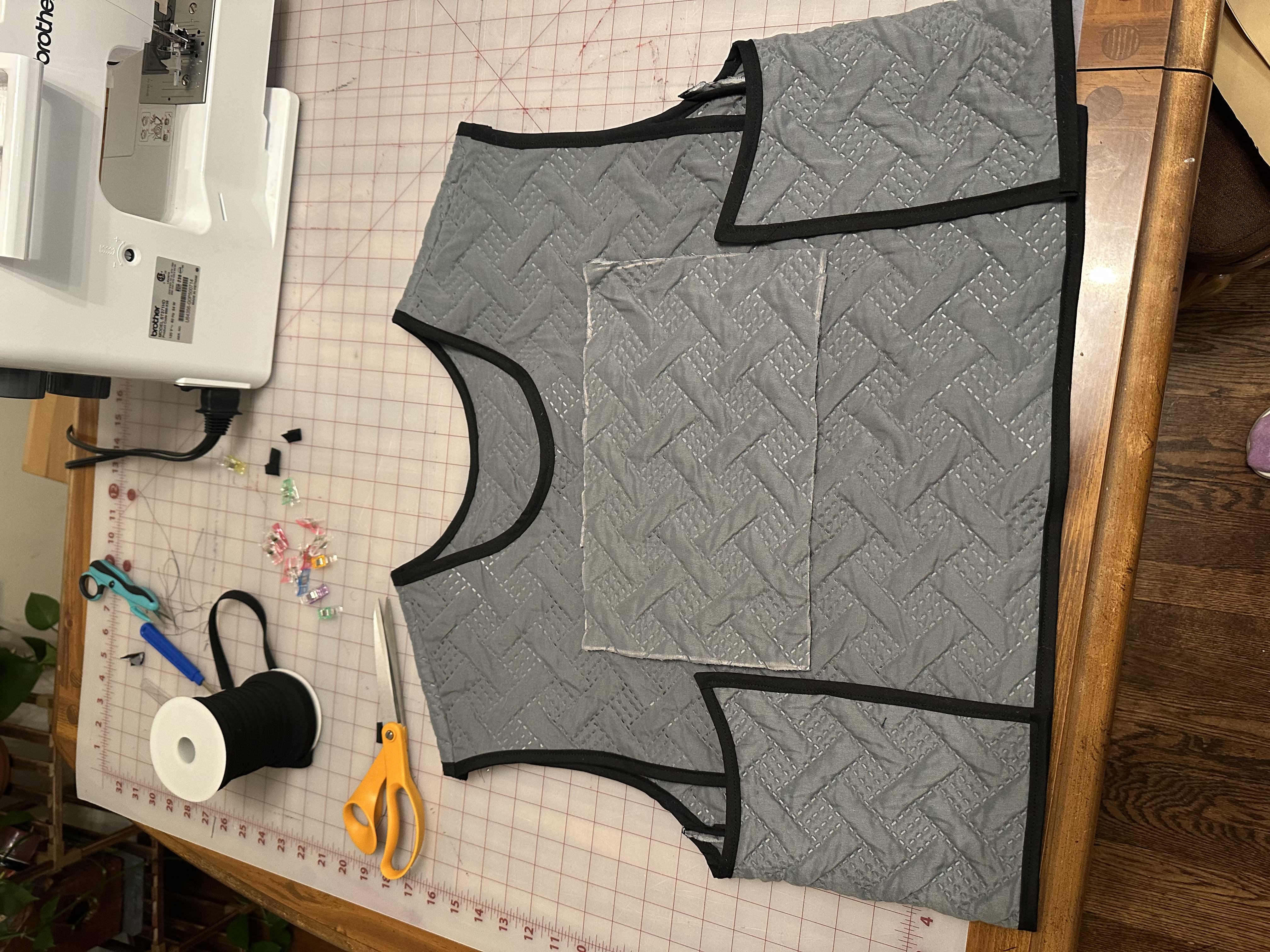 Upcycled Comforter Vest
